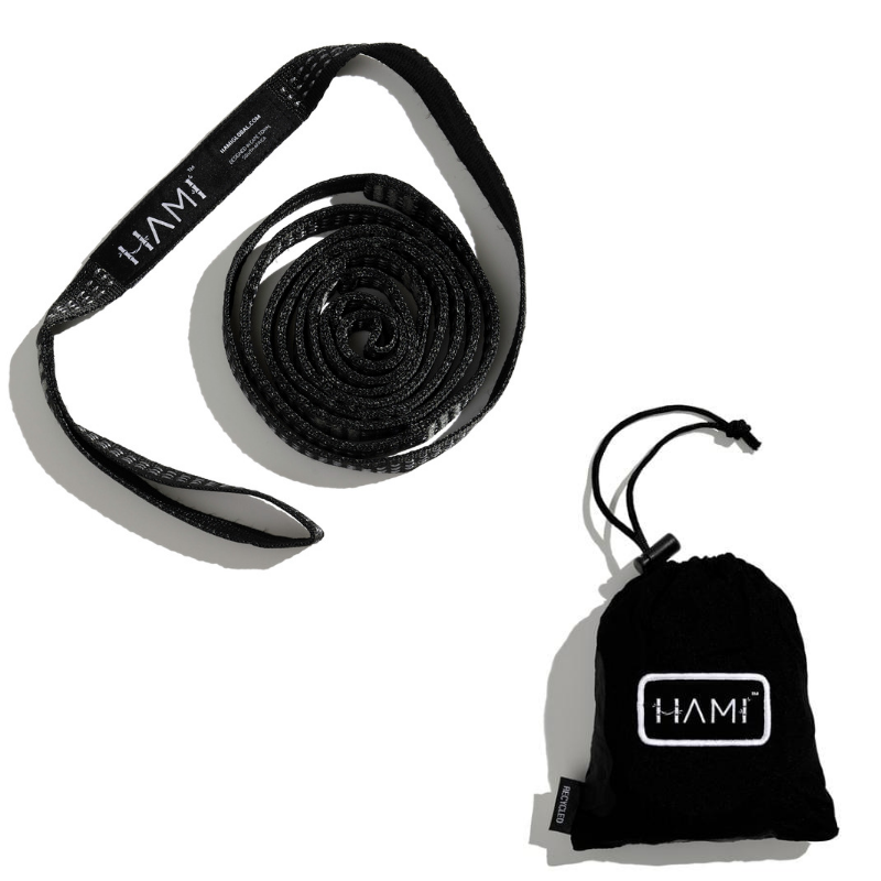HAMI Dark Forest - Recycled Hammock with straps