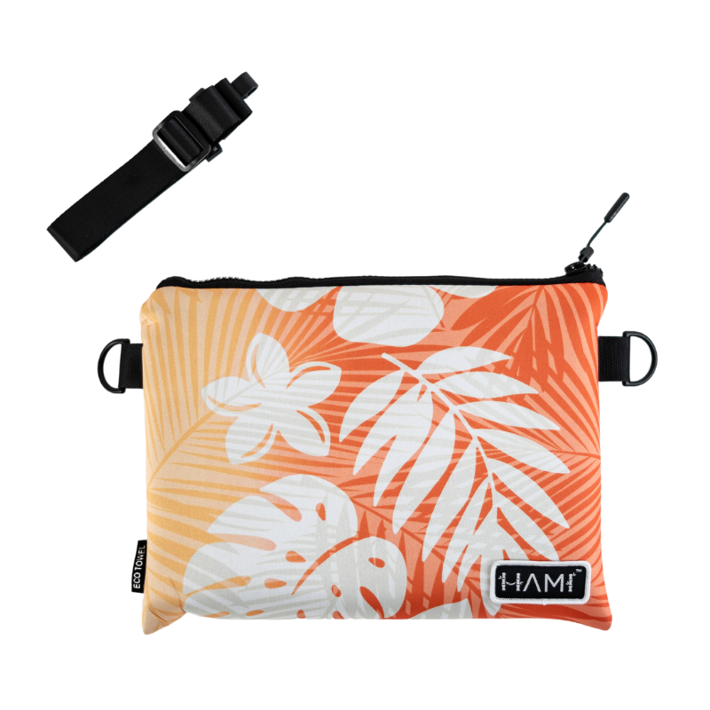 Sunset Hibiscus - Sand Free Beach Towel (Large)