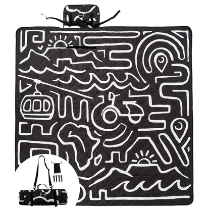 “Limited Edition” Urban Doodle - Eco Picnic Blanket