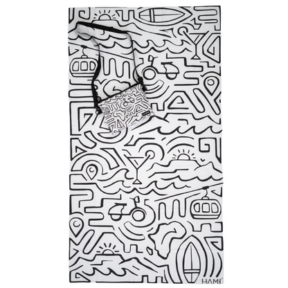 Urban Doodle - Sand Free Beach Towel (Large)