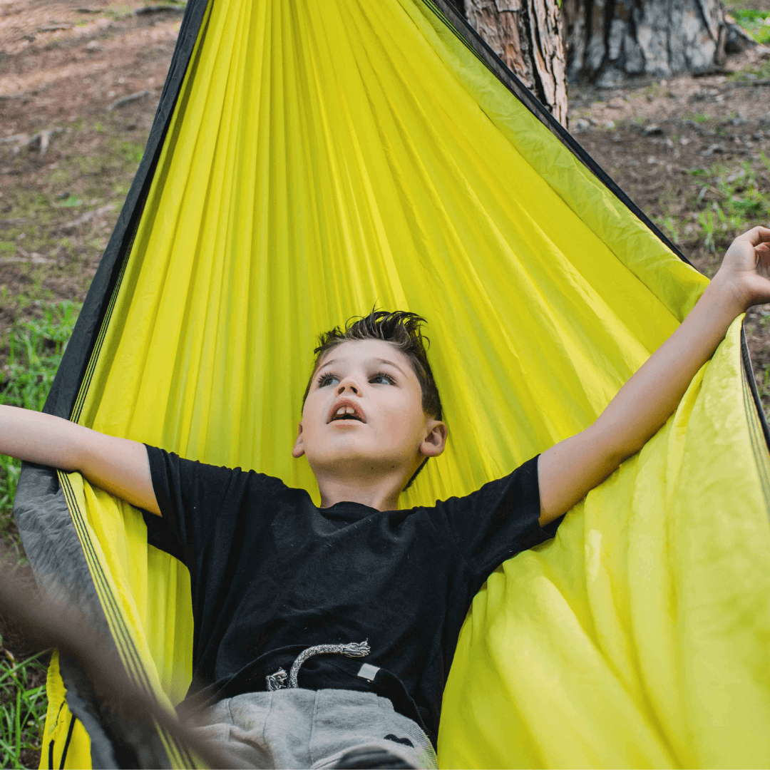 HAMI Hive - Recycled Hammock with straps
