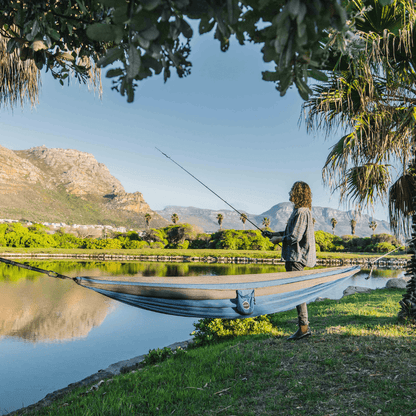 HAMI Lagoon - Recycled Hammock with straps