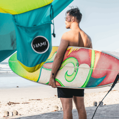 HAMI Ocean - Recycled Hammock with straps